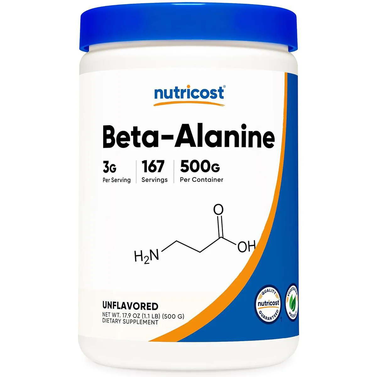 BETA ALANINA BETA ALANINE SEM SABOR 500G 17,6 OZ NUTRICOST