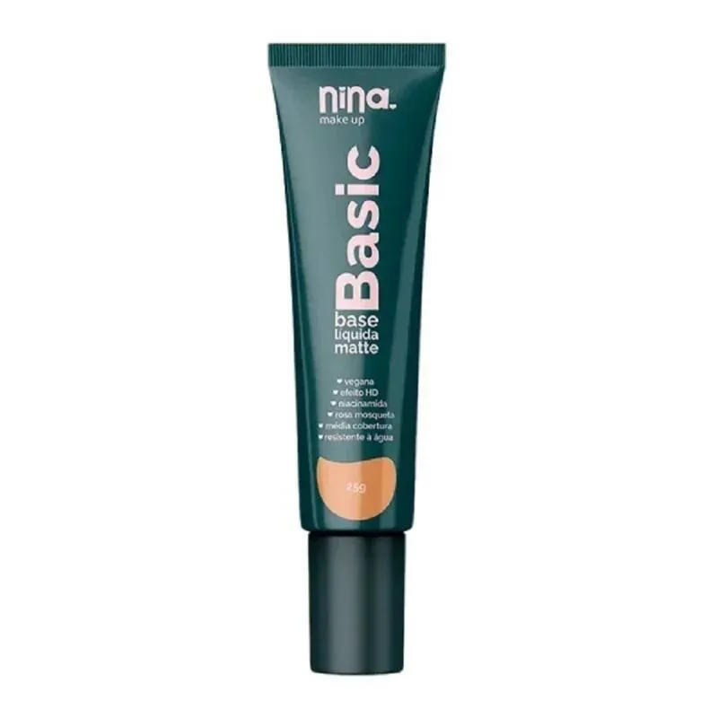 BASE LíQUIDA BASIC - NINA MAKEUP COR 03