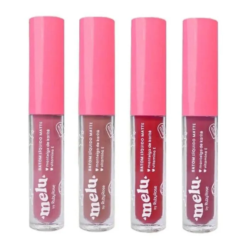 BATOM LIQUIDO MATTE MELU  - RUBY ROSE Almond