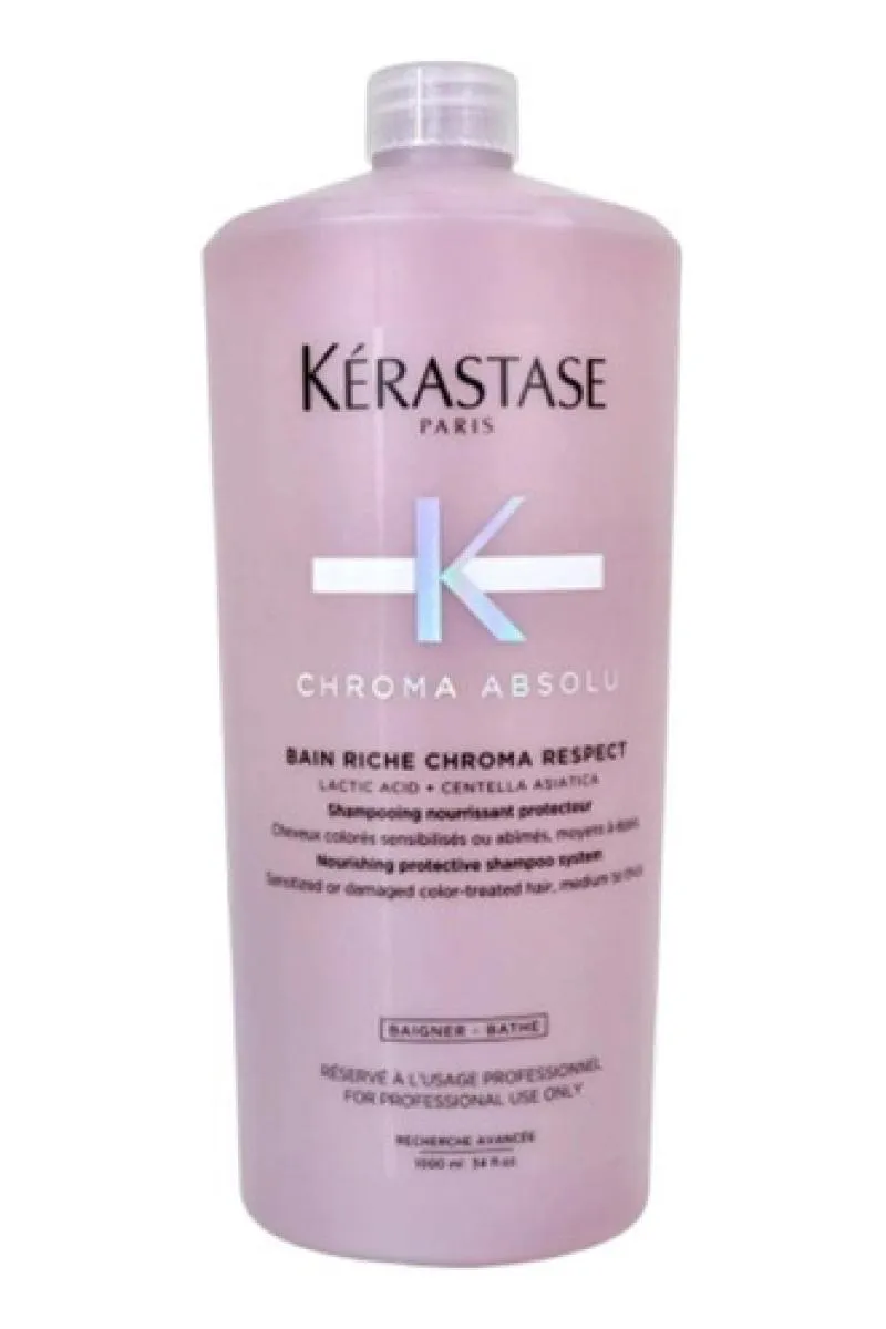 KéRASTASE CHROMA ABSOLU BAIN RICHE RESPECT - SHAMPOO 1L