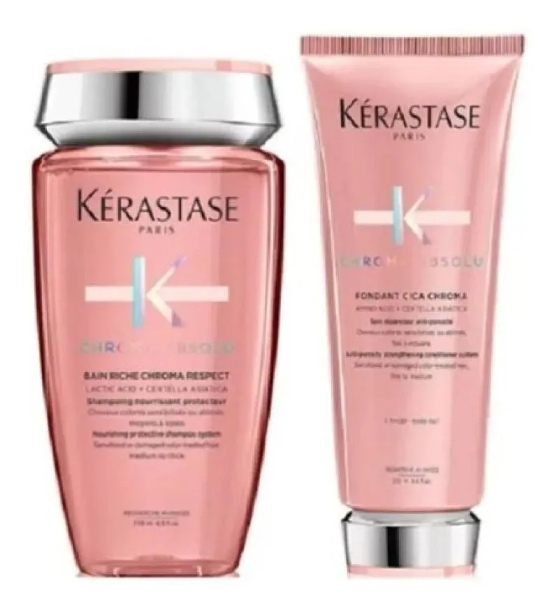 KIT KéRASTASE CHROMA ABSOLU RICHE SHAMPOO 250ML+ COND 200ML