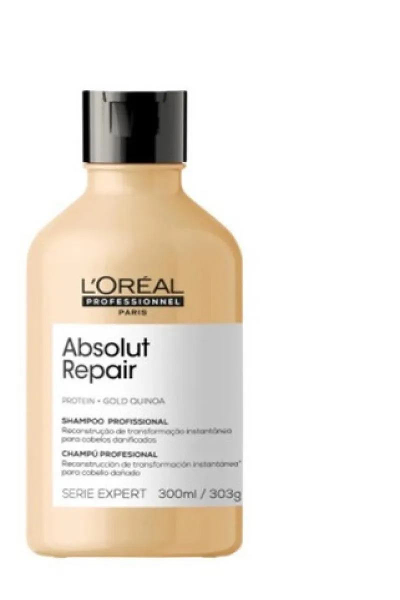 LORéAL SHAMPOO ABSOLUT REPAIR GOLD QUINOA 300MLS