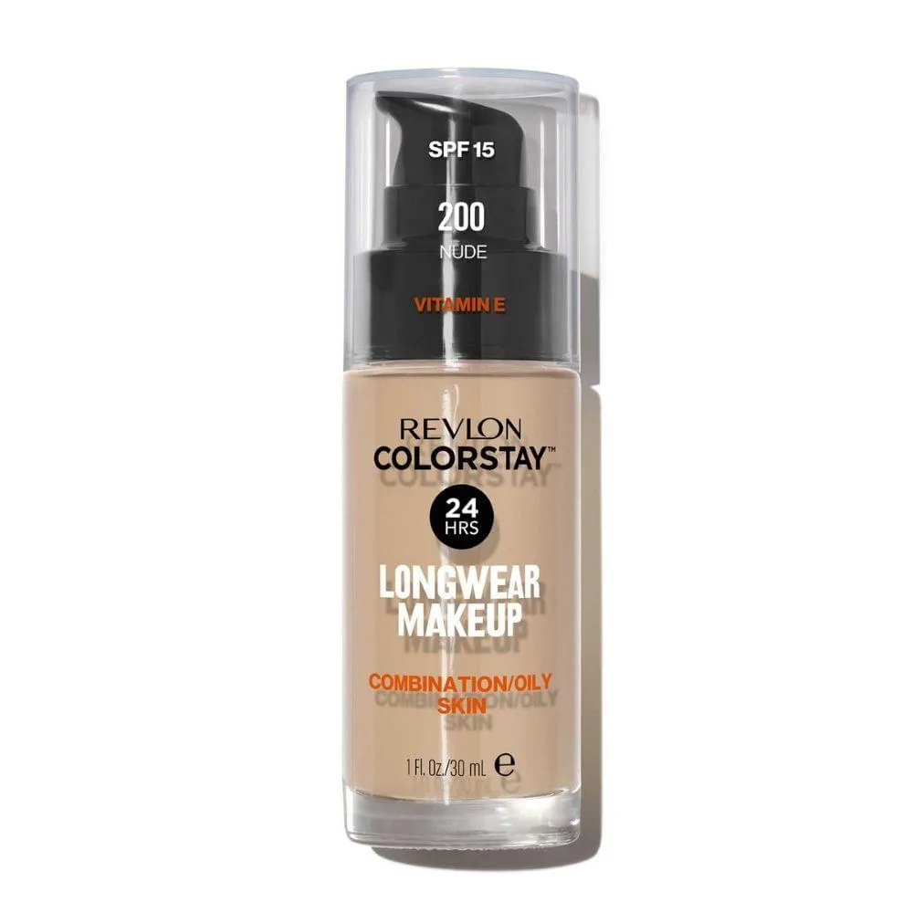 BASE LíQUIDA REVLON COLORSTAY MAKEUP FOR COMBINATION OILY SKIN FPS 15 Nude 200