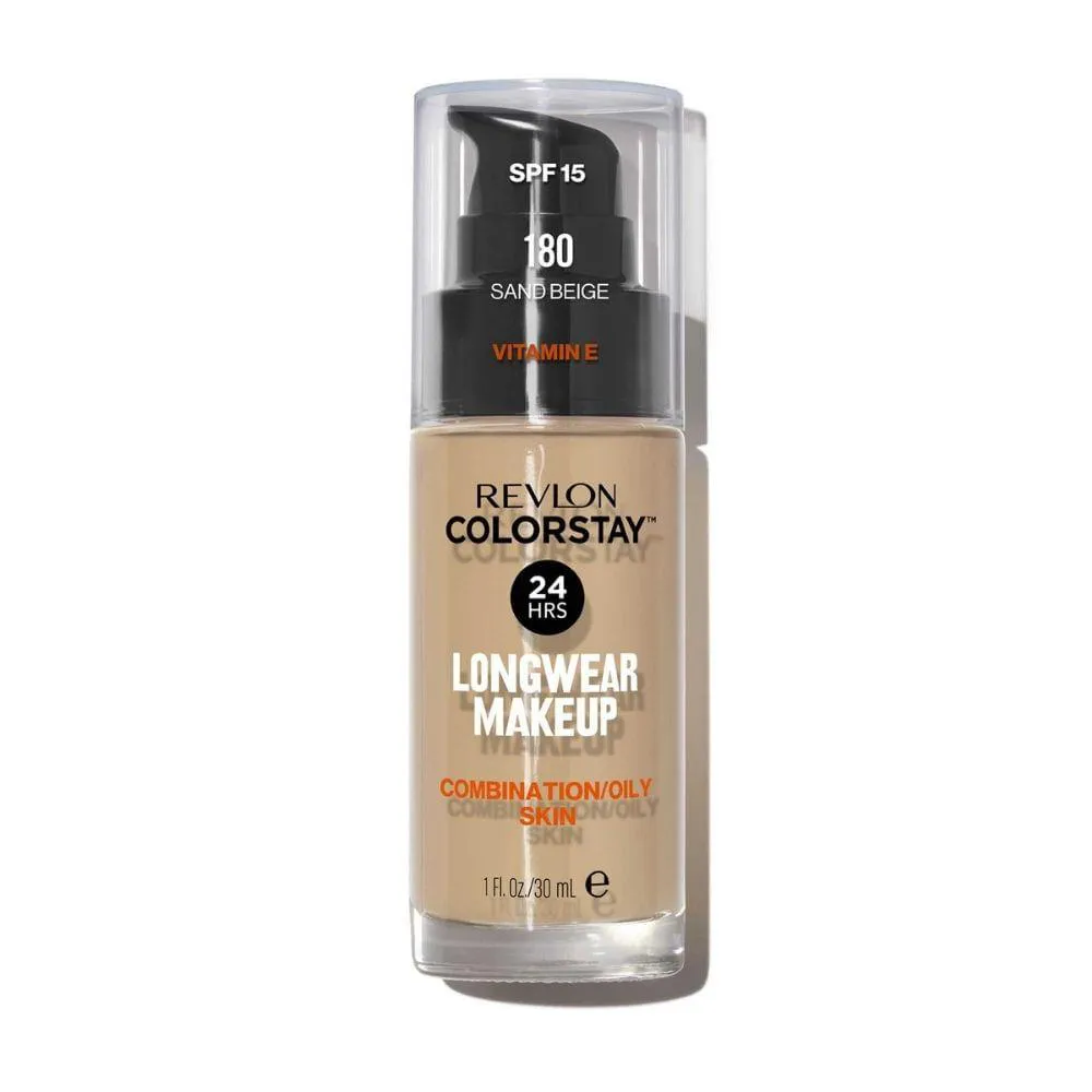 BASE LíQUIDA REVLON COLORSTAY MAKEUP FOR COMBINATION OILY SKIN FPS 15 Sand Beige 180