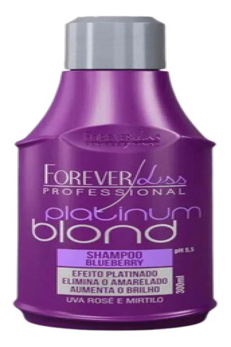 SHAMPOO FOREVER LISS MATIZADORA LINHA PLATINUM BLOND 300ML