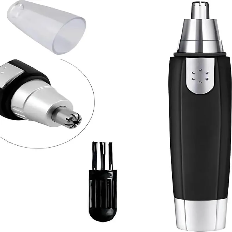 APARADOR DE PELOS PARA NARIZ, ORELHAS E SOMBRANCELHA DESIGN ERGONôMICO E PORTáTIL LINHA PREMIUM Preto