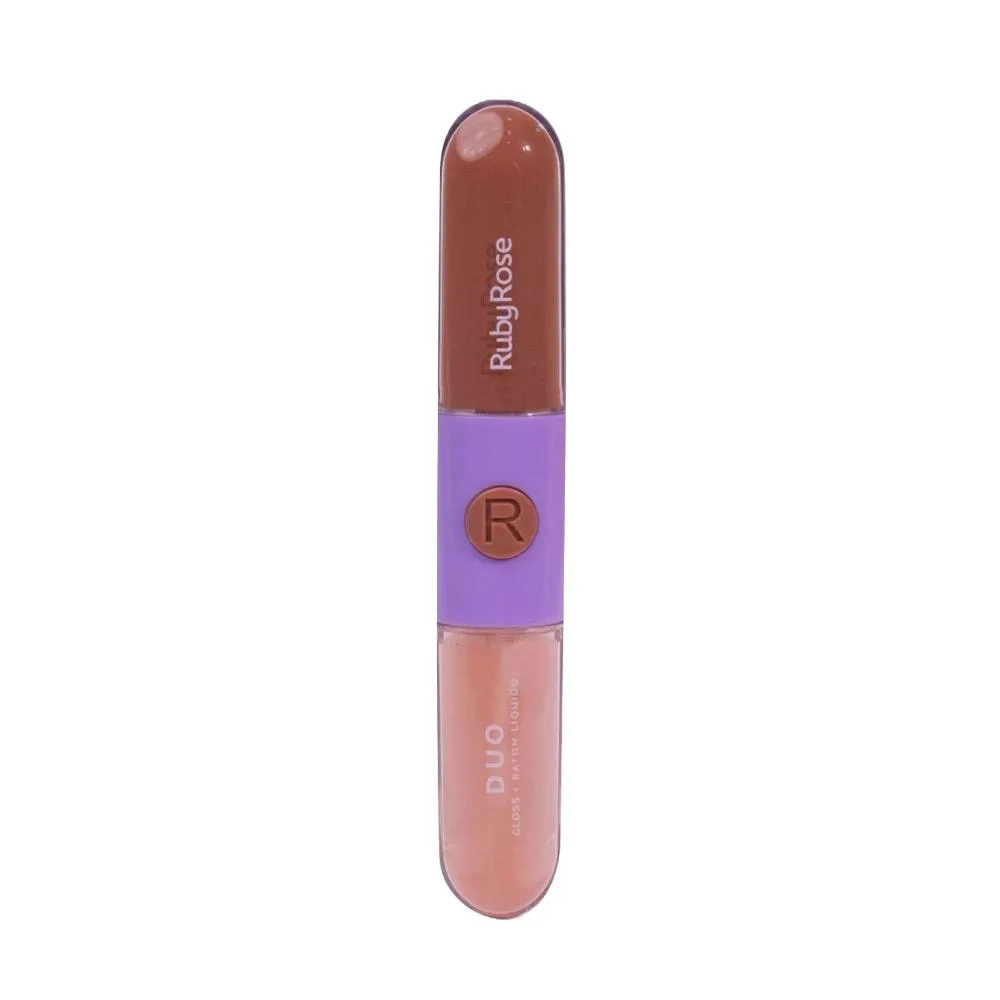 BATOM E GLOSS LíQUIDO DUO RUBY ROSE LD06
