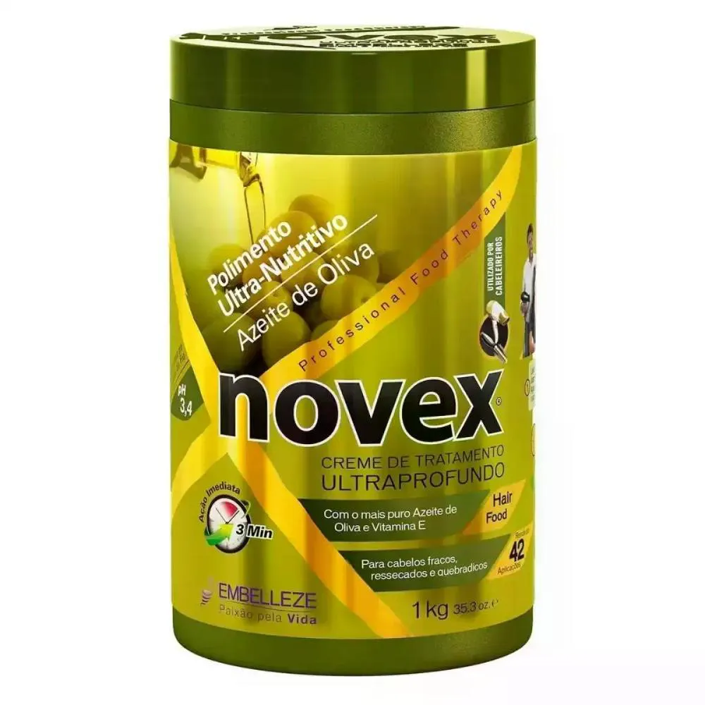 CREME DE TRATAMENTO NOVEX AZEITE DE OLIVA 1KG