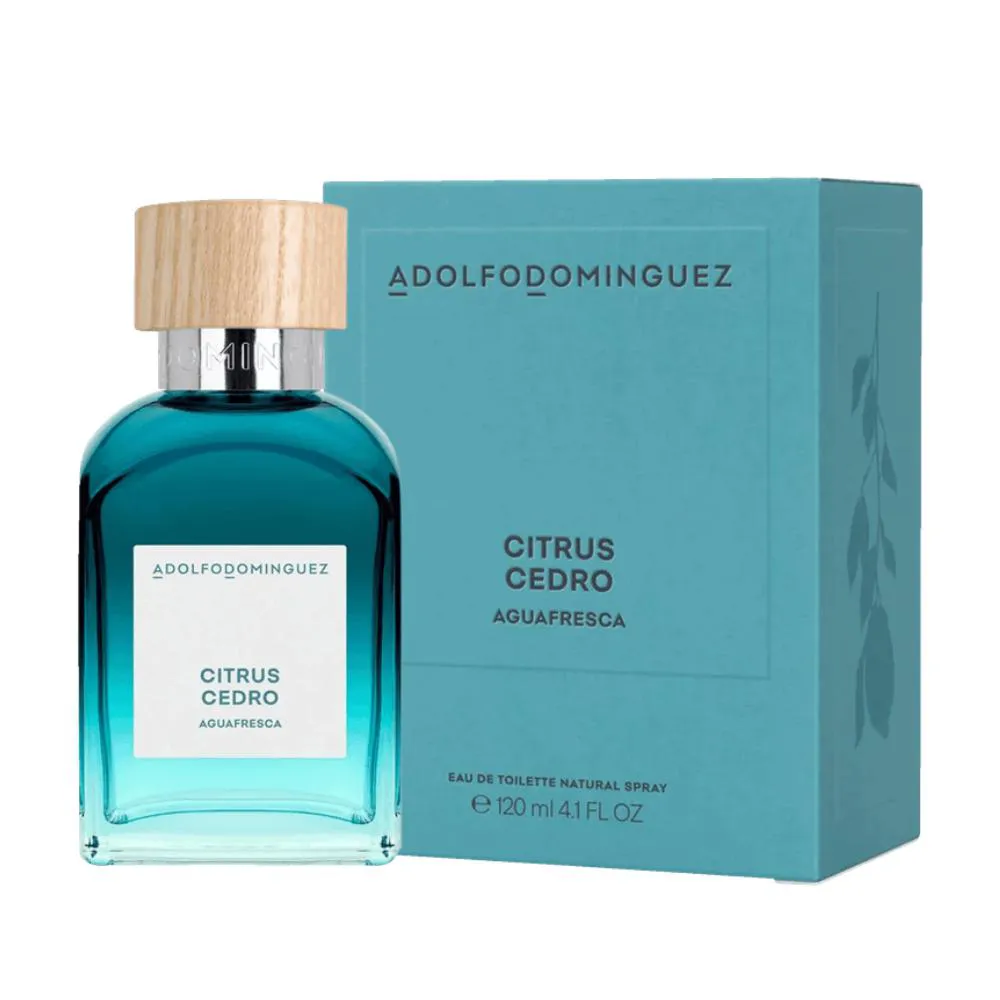ADOLFO DOMINGUEZ CITRUS CEDRO AGUA FRESCA EAU DE TOILETTE 120ML