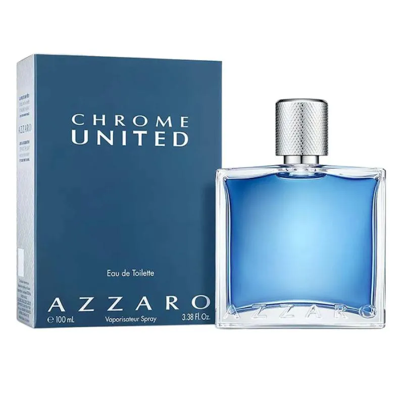 AZZARO CHROME UNITED MASCULINO EAU DE TOILETTE 100ML