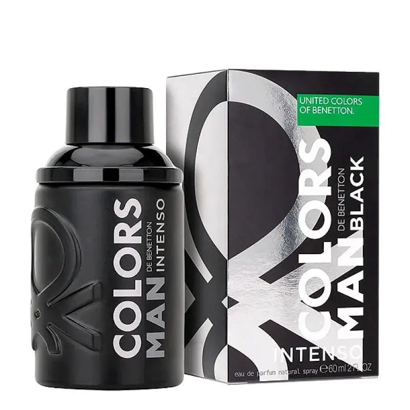 BENETTON COLORS MAN BLACK INTENSO EAU DE PARFUM 60ML