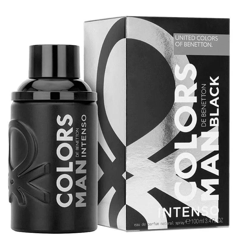 BENETTON COLORS MAN BLACK INTENSO EAU DE TOILETTE 100ML