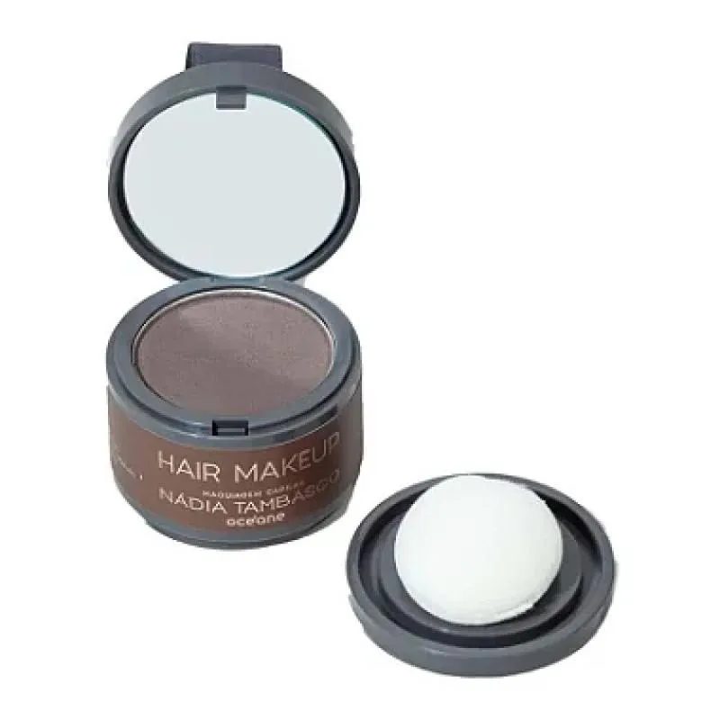NADIA TAMBASCO HAIR MAKEUP MAQUIAGEM CAPILAR Castanho Escuro  4G