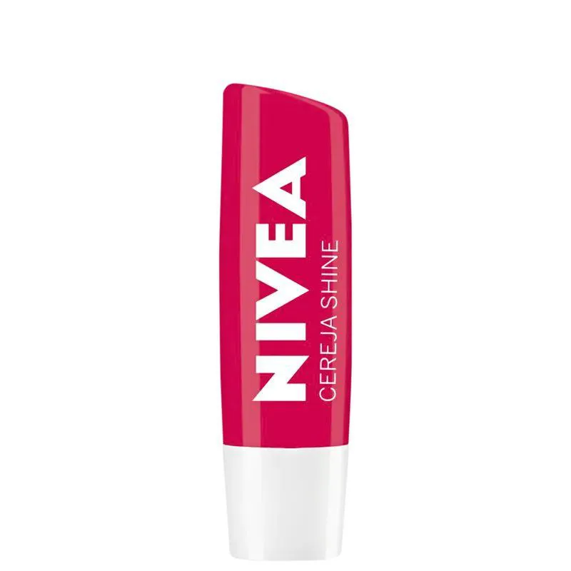 NIVEA PROTETOR LABIAL LIP CARE CEREJA SHINE 4,8GR
