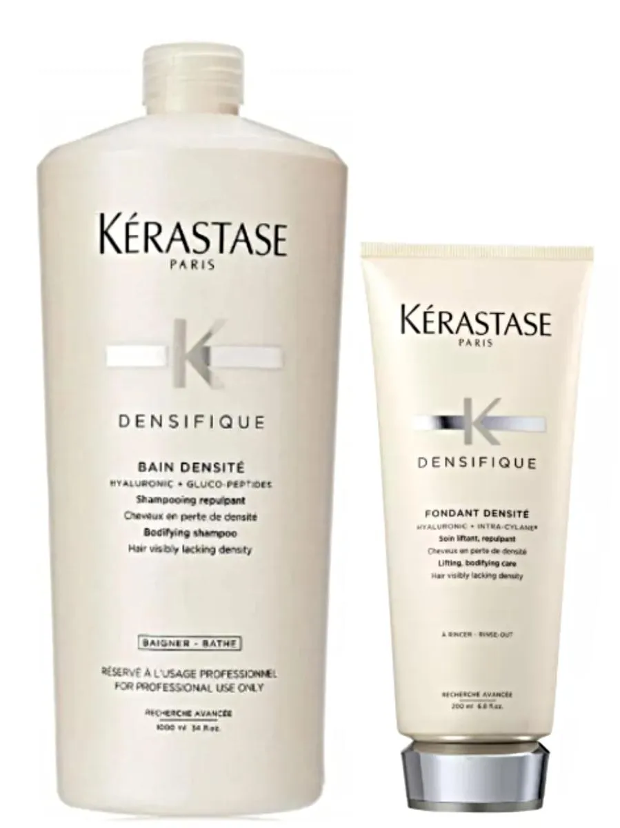 KIT KéRASTASE DENSIFIQUE SHAMPOO 1000ML + CONDICIONADOR 200M