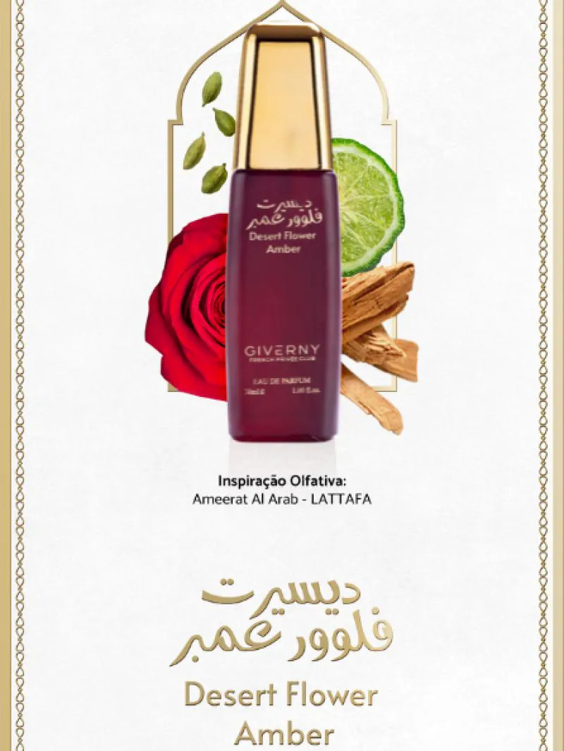 DESERT FLOWER AMBER EAU DE PARFUM FEMININO - 30ML