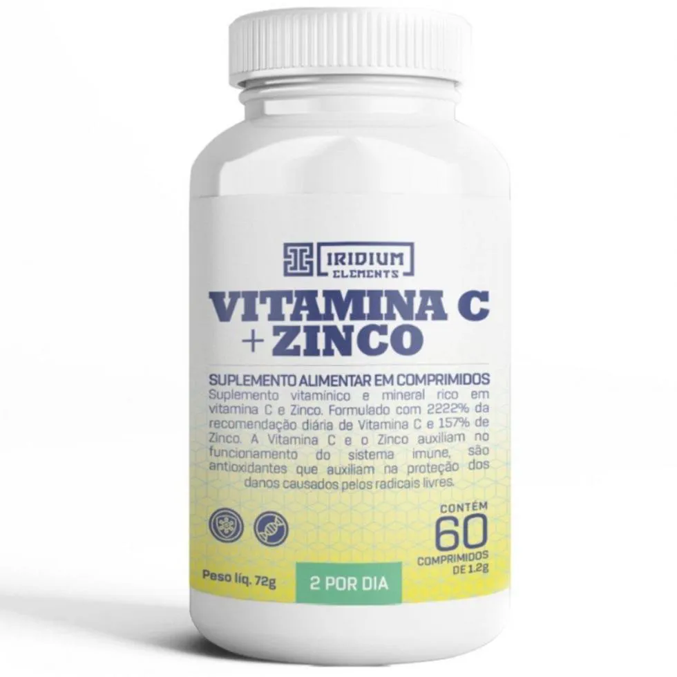 VITAMINA C + ZINCO (60 COMPS) - PADRãO: ÚNICO