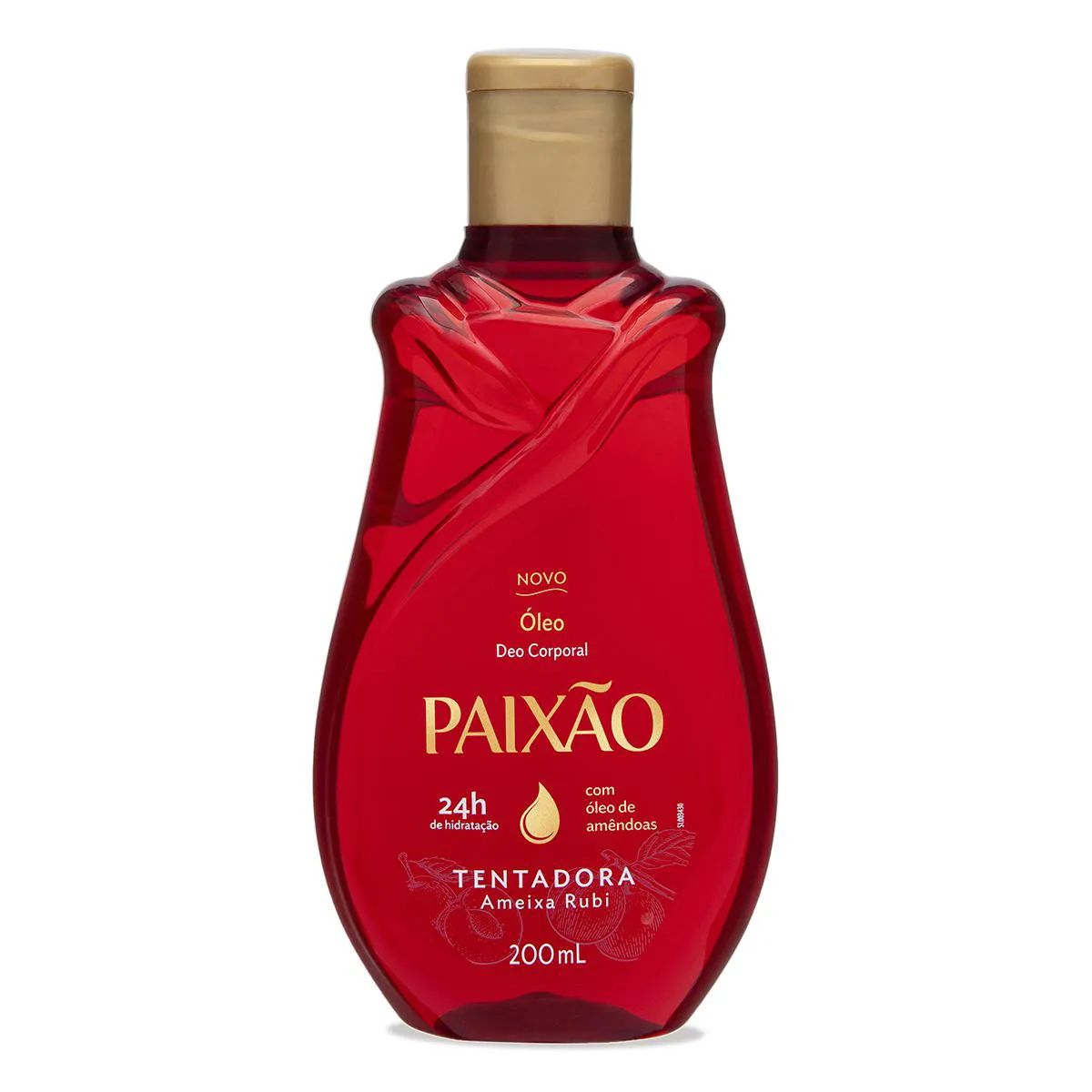 Óleo Deo Corporal Paixão Tentadora Ameixa Rubi 200ml