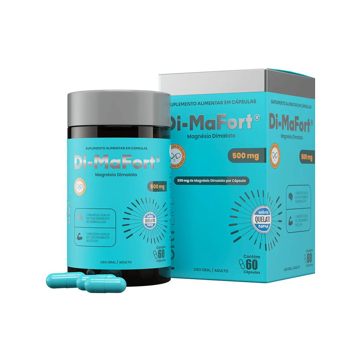 DI-MAFORT 500MG 60 CáPSULAS FORTLIFE