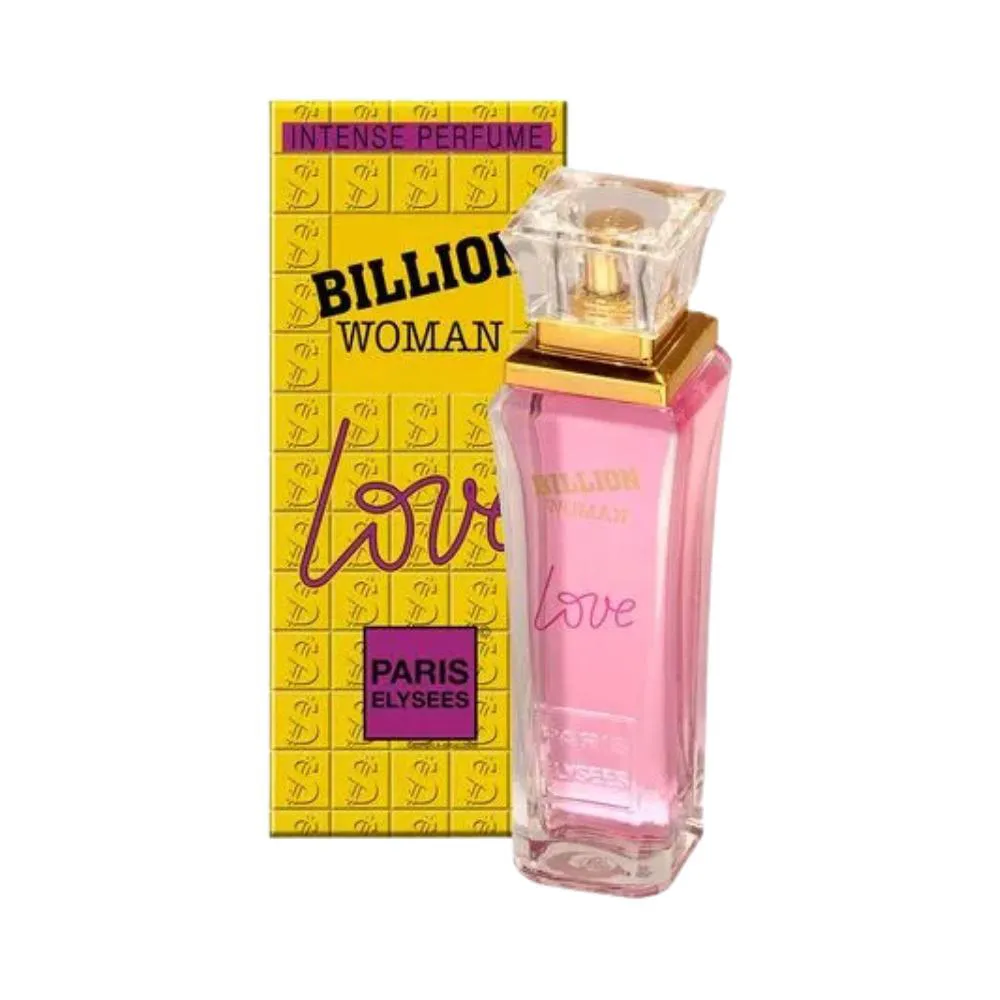 BILLION WOMAN LOVE  EAU DE TOILETTE - PARIS ELYSEES 100ml