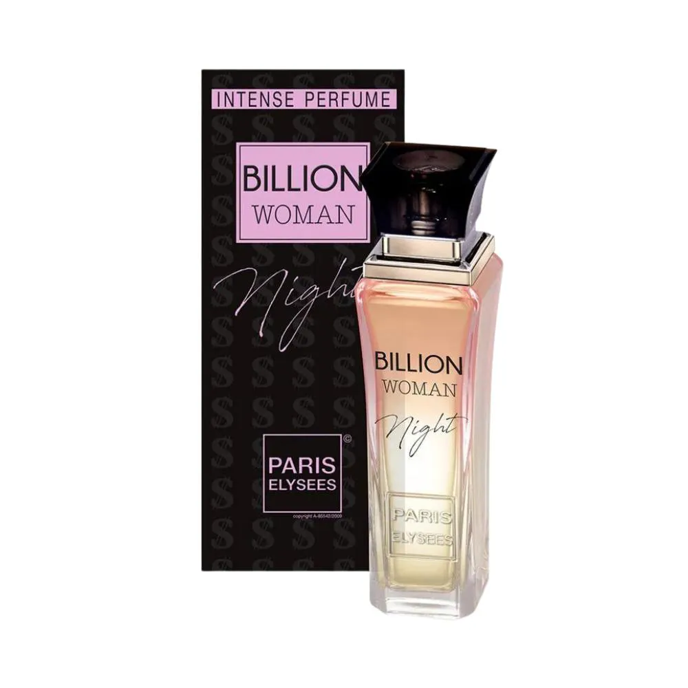 BILLION WOMAN NIGHT EAU DE TOILETTE - PARIS ELYSEES 100ml