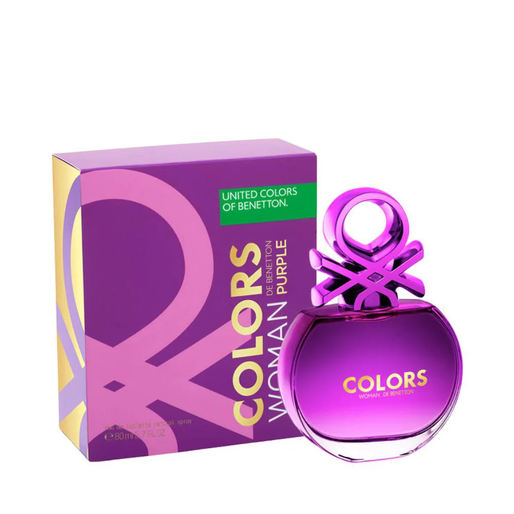 COLORS PURPLE EAU DE TOILETTE FEMININO - BENETTON 80ml
