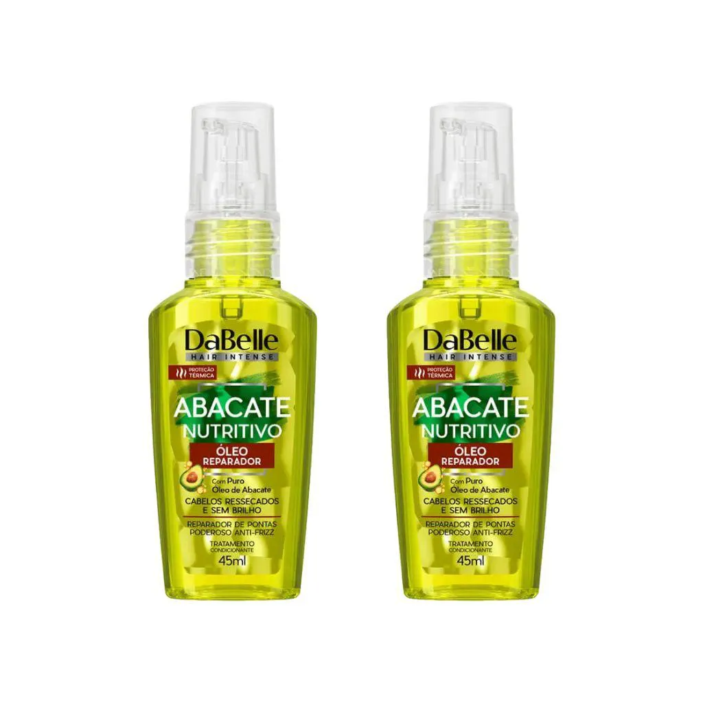 OLEO CAPILAR DABELLE 45ML MAGICO ABACATE NUTRITIVO - 2UN