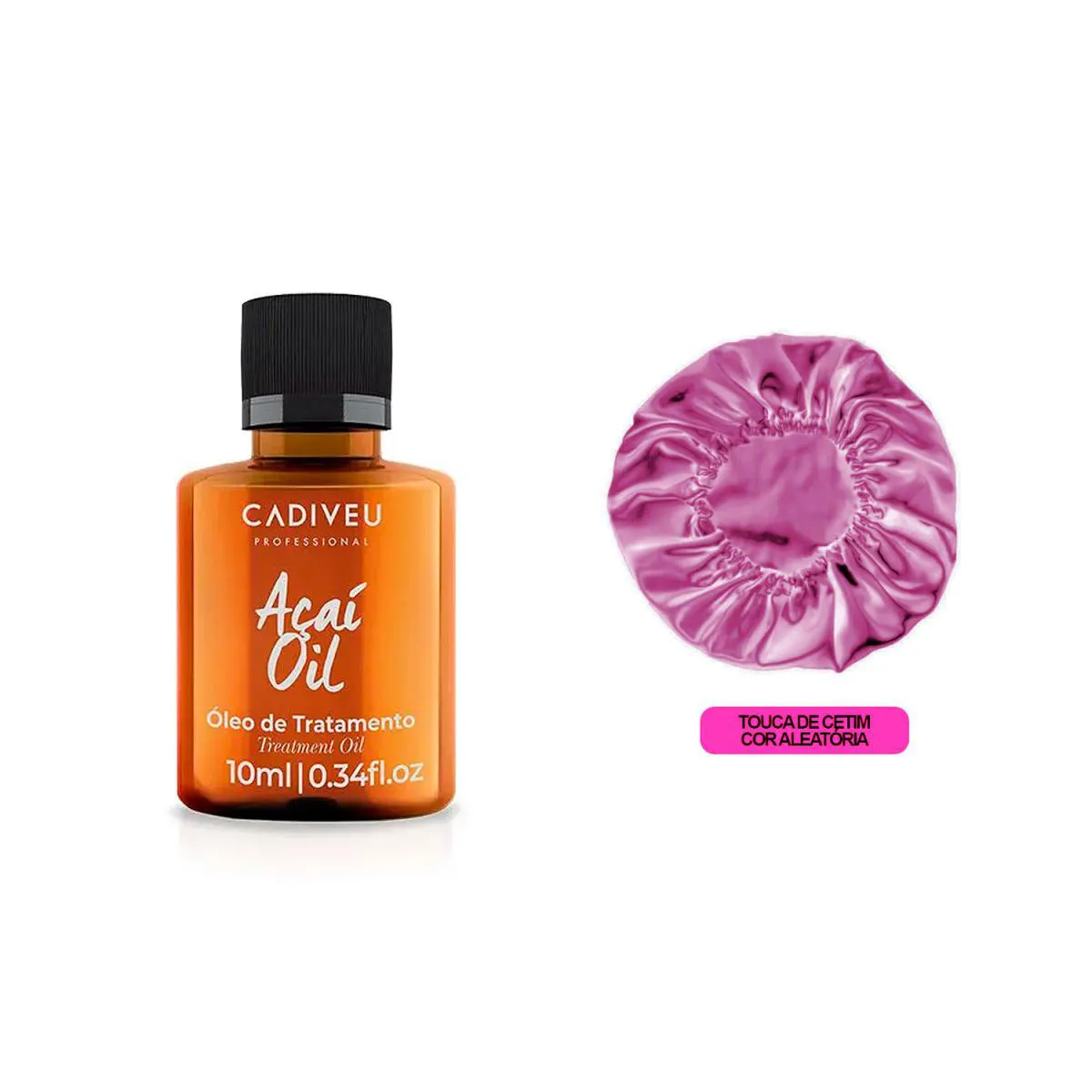 REPARADOR DE PONTAS ÓLEO DE AçAí CADIVEU 10ML +TOUCA CAPILAR