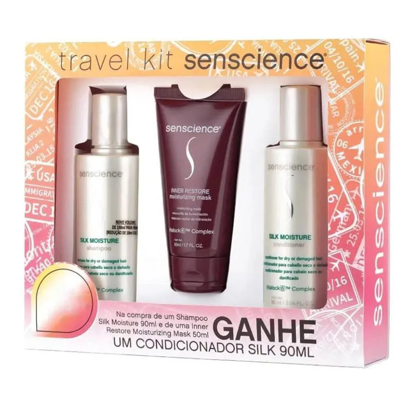 SENSCIENCE KIT TRAVEL SILK MOISTURE 90ML