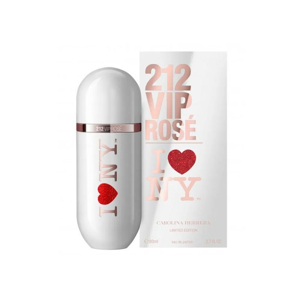 PERFUME CAROLINA HERRERA 212 VIP ROSé Y LOVE NY - EAU DE PARFUM - FEMININO - 80 ML