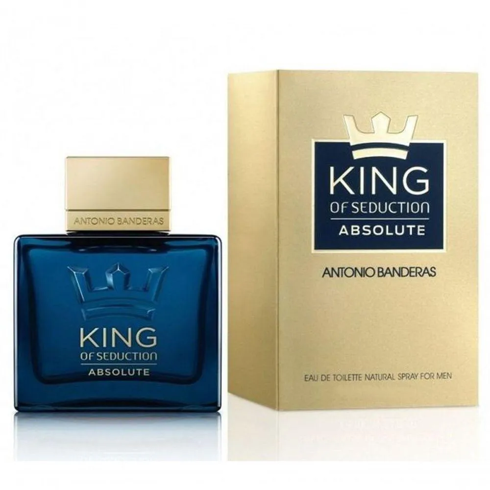 PERFUME ANTONIO BANDERAS KING OF SEDUCTION ABSOLUT - EAU DE TOILETTE - MASCULINO - 200 ML VOLUME DA UNIDADE 200 ML