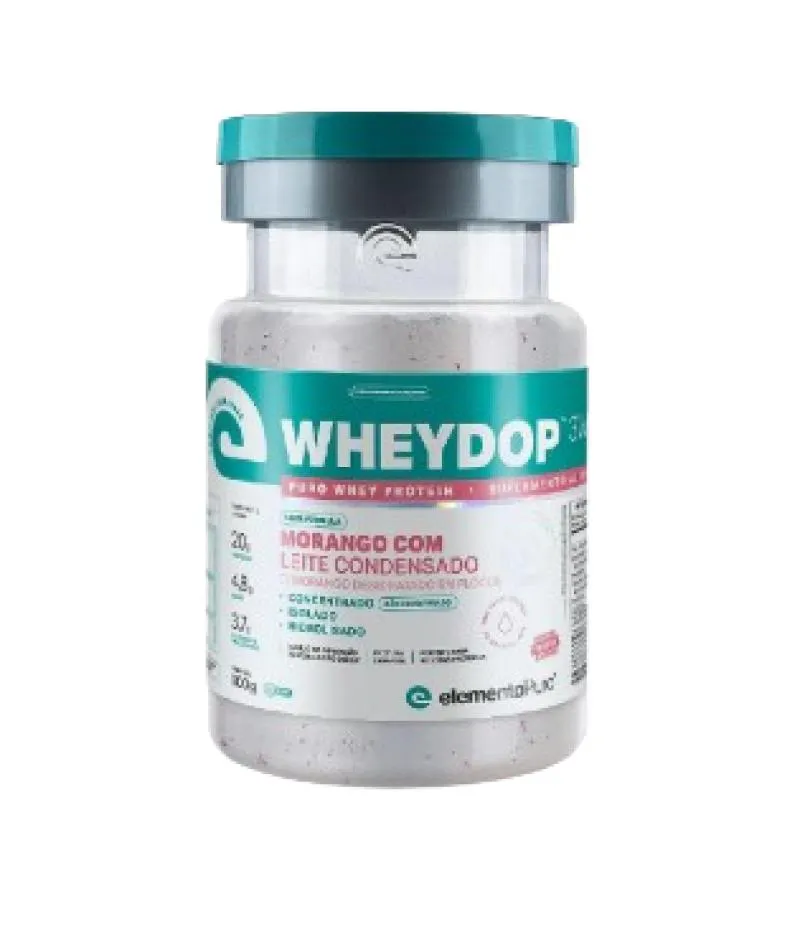 WHEYDOP 3W (450G) - SABOR: MORANGO C/ LEITE CONDENSADO