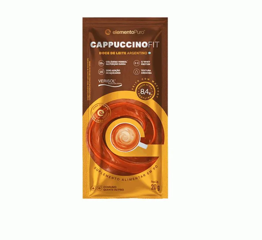 CAPPUCCINOFIT (SACHE 20G) - SABOR: DOCE DE LEITE ARGENTINO