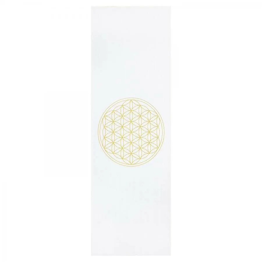 LEELA FLOR DA VIDA – 4.5MM PVC ECOLóGICO Branco
