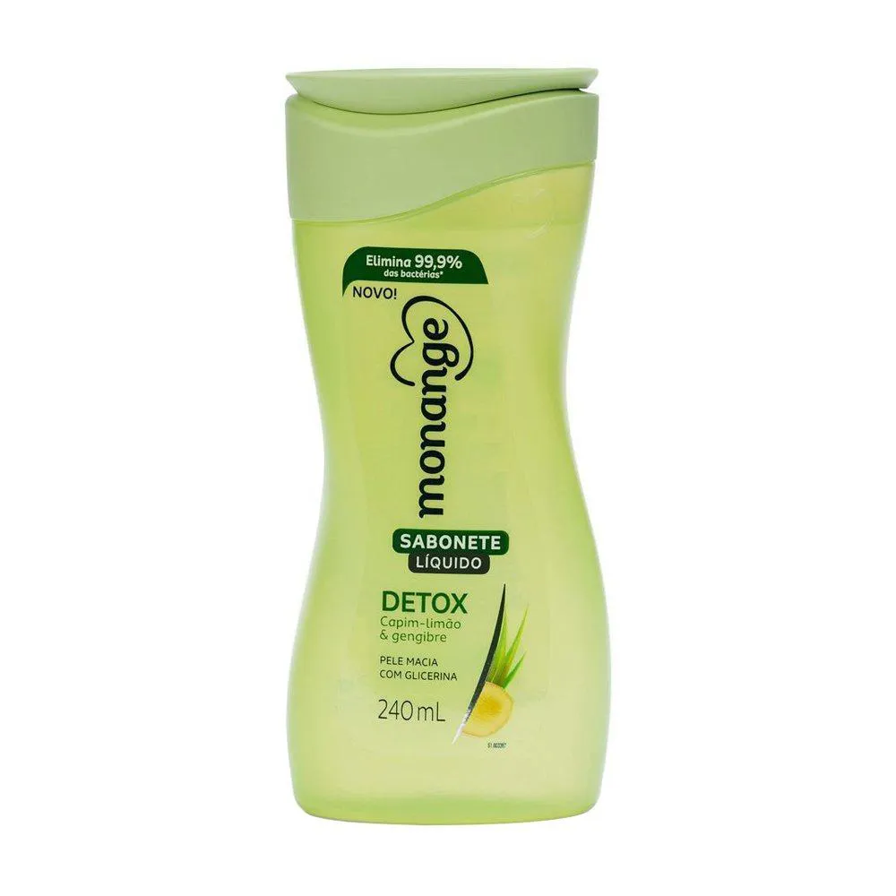 SABONETE LíQUIDO MONANGE DETOX 240ML