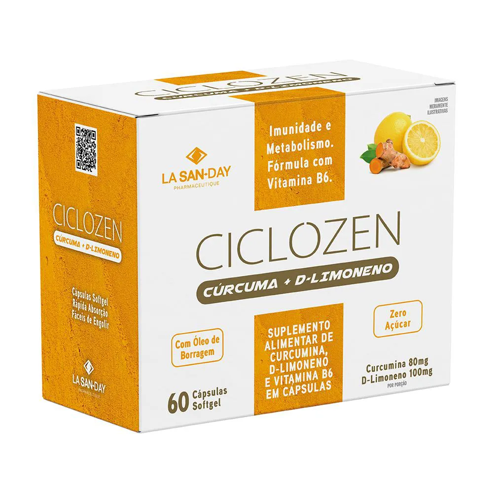 CICLOZEN CúRCUMA + LIMONENO (60 CáPSULAS)