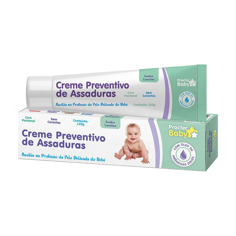 CREME DE ASSADURAS PARA BEBêS (120G) - PROCTER BABY