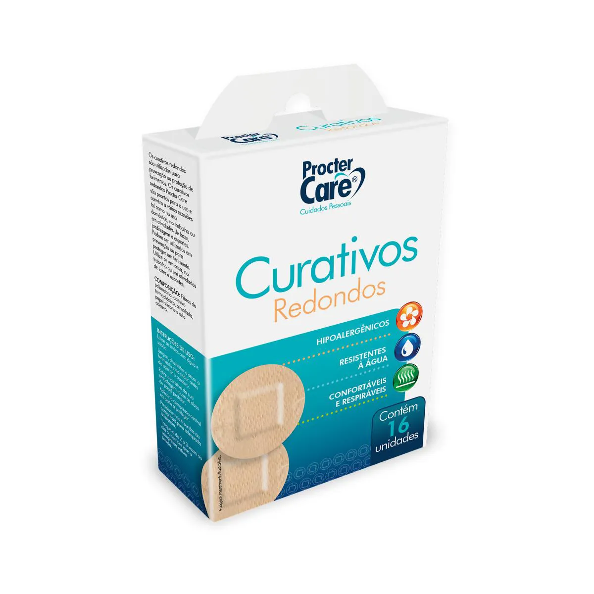 CURATIVO BEGE REDONDO (16 UNIDADES) - PROCTER CARE