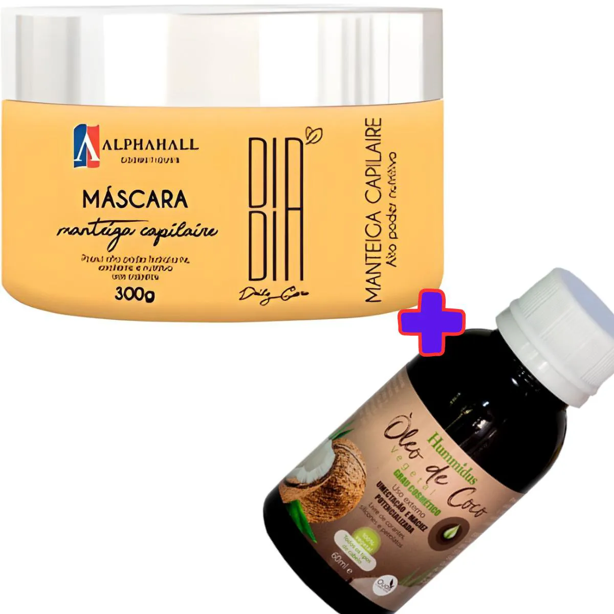 MANTEIGA DE KARITé E CUPUAçU 300ML  - ÓLEO DE COCO 60ML