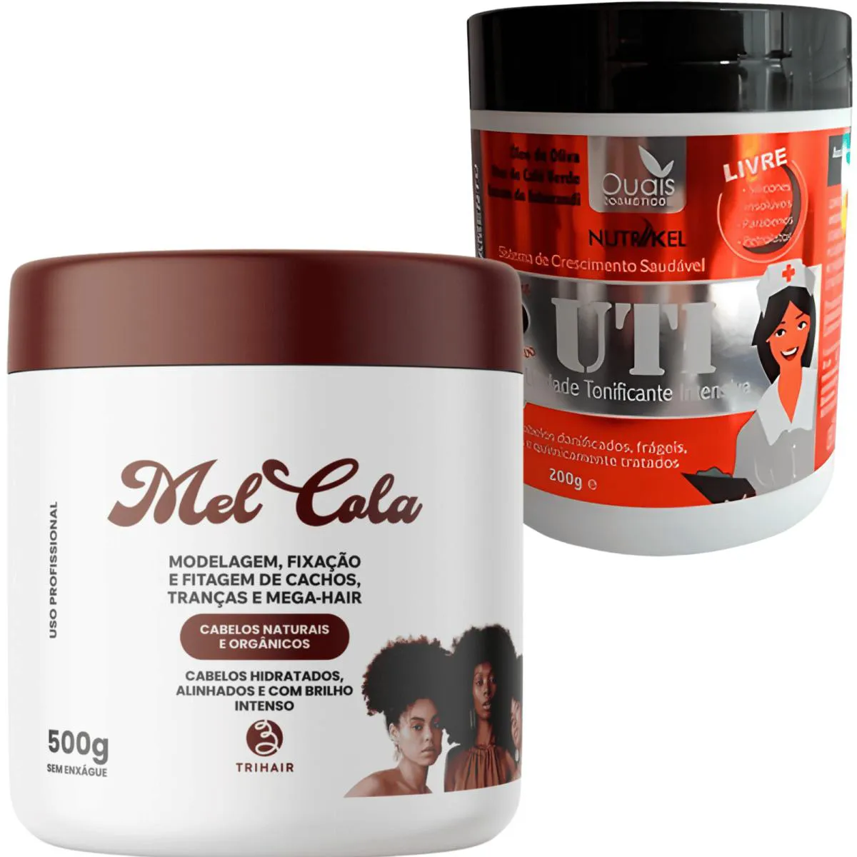MEL COLA FINALIZADOR 500G + CREME DE TRATAMENTO 200G
