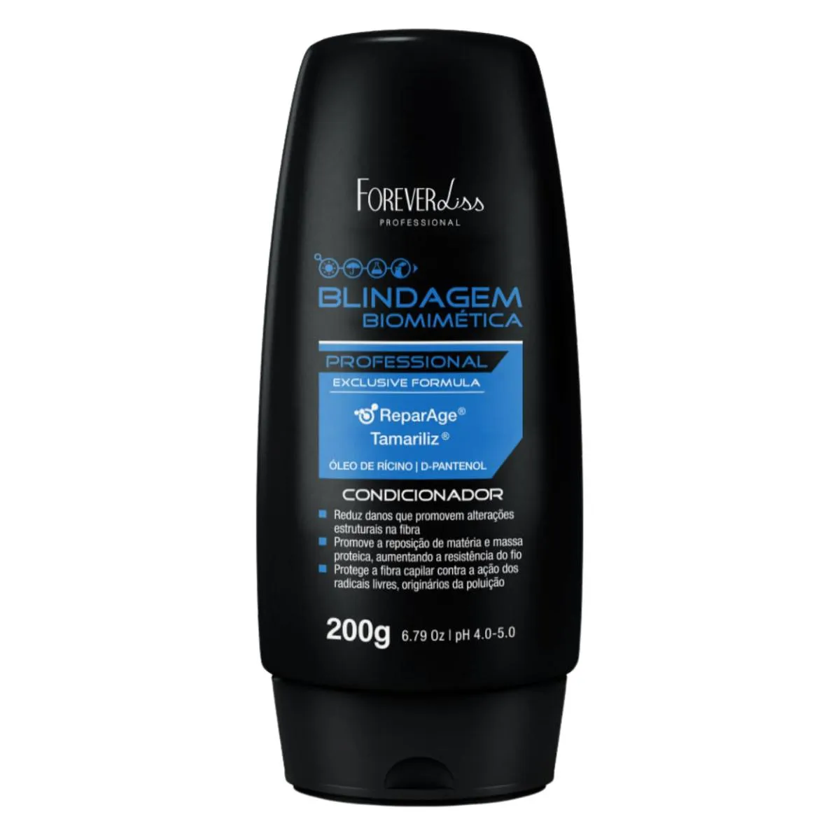 CONDICIONADOR BLINDAGEM CAPILAR REPARAçãO FOREVER LISS 200G