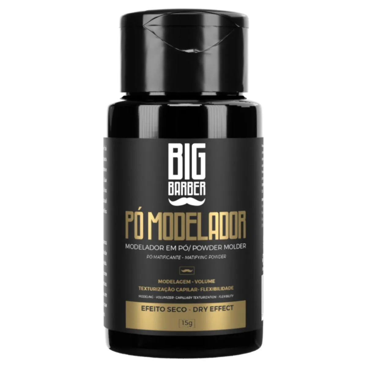 POMADA EM Pó Pó MODELADOR BIG BARBER PROFISSIONAL 15G