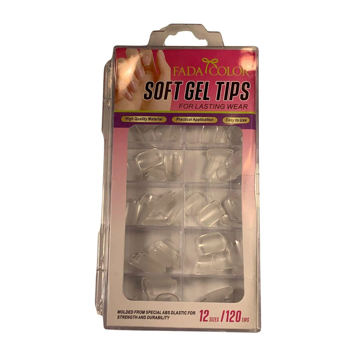 TIPS SOFT GEL PES C/120 PARA ALONGAMENTO DE UNHAS