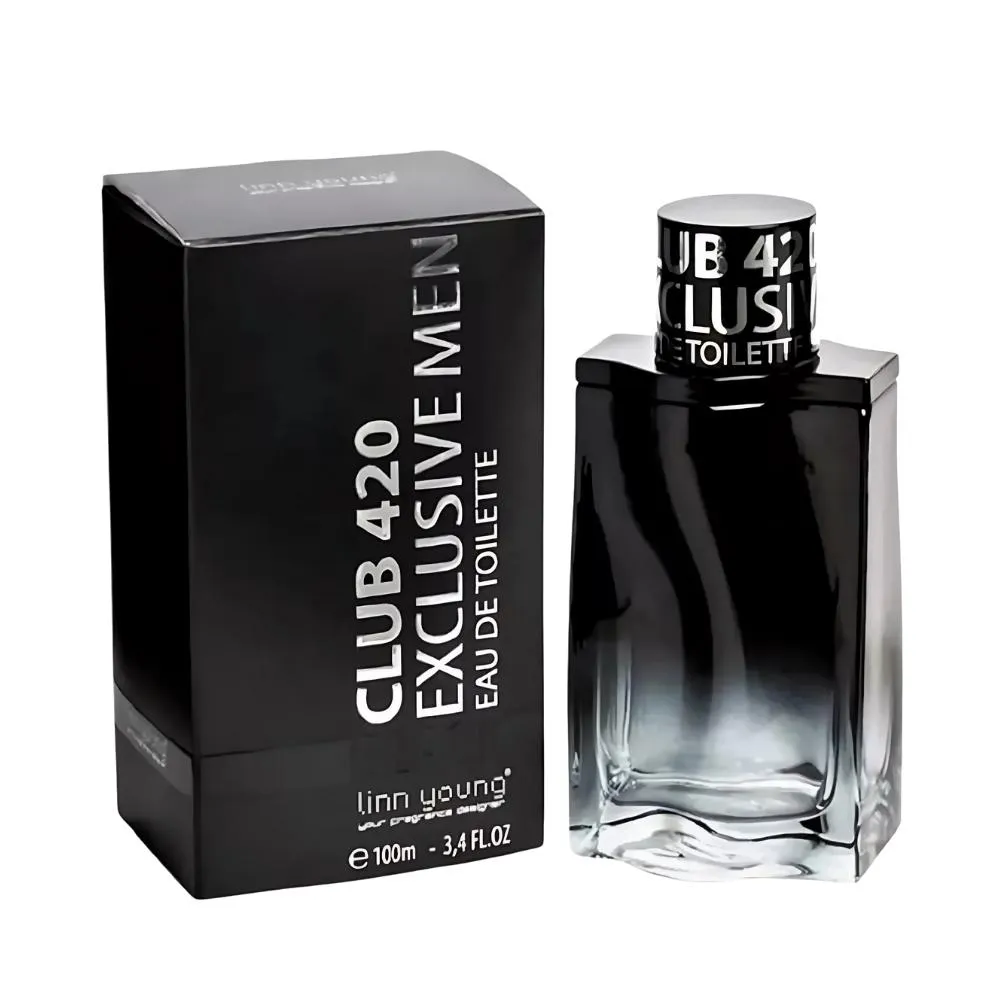 CLUB 420 BLACK EXCLUSIVE MEN EAU DE TOILETTE - LINN YOUNG 100ml