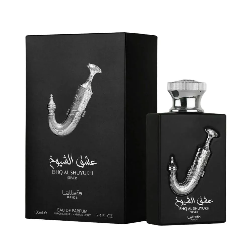 LATTAFA ISHQ AL SHUYUKH SILVER EAU DE PARFUM UNISSEX - LATTAFA 100ml