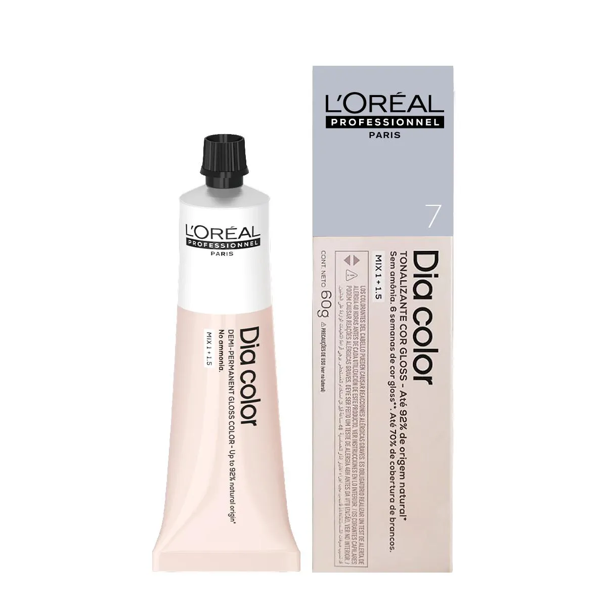 LORéAL PROFESSIONNEL DIA COLOR 7 LOURO - TONALIZANTE 60G
