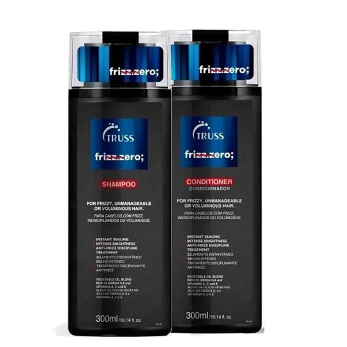 KIT TRUSS FRIZZ ZERO - SHAMPOO 300ML + CONDICIONADOR 300ML
