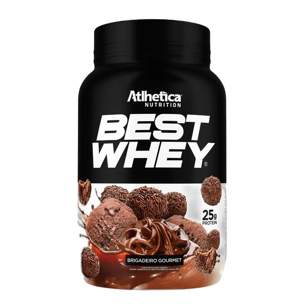 BEST WHEY ISOLADO HIDROLISADO BRIGADEIRO 900G - ATLHETICA