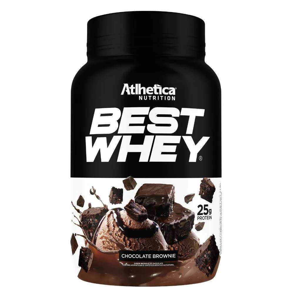BEST WHEY ISOLADO HIDROLISADO BROWNIE 900G - ATLHETICA
