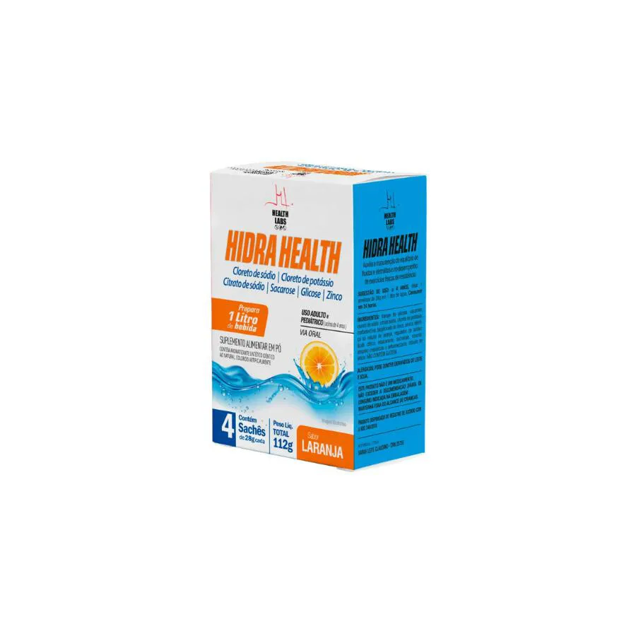 HIDRA HEALTH 4 UNIDADES 28G LARANJA - HEALTH LABS
